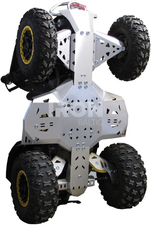 Skid plate full set (aluminium): CanAm G2 Renegade: (2012-2016)