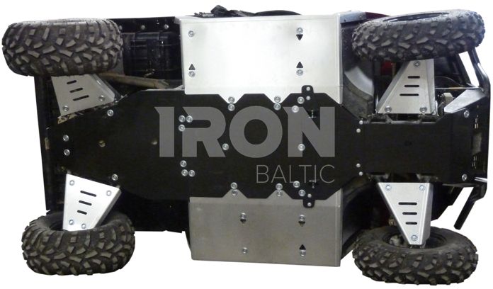 Skid plate full set (aluminium/plastic): Polaris Ranger 570: (2015-2021)