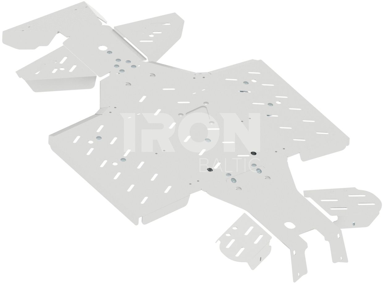 Skid plate full set (aluminium): GOES Cobalt / Iron MAX