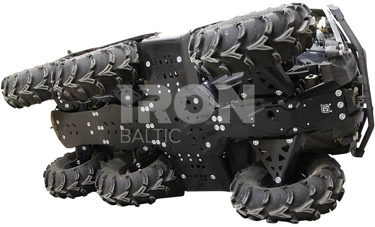 Skid plate full set (plastic): CanAm G2 Outlander 6x6: (2013-2016)