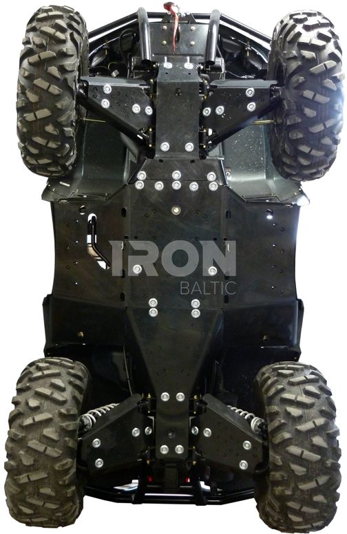 Skid plate full set (plastic): Arctic Cat TRV 1000