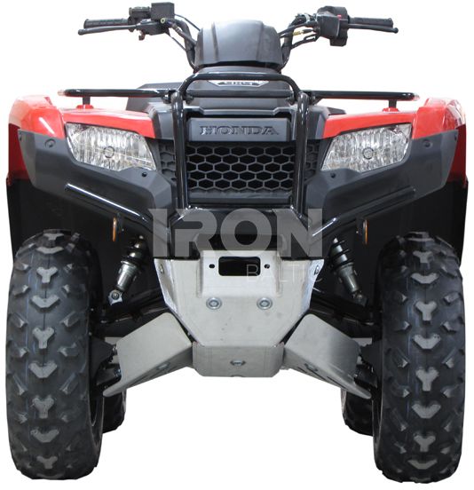 Skid plate full set (aluminium): Honda TRX 420 FA / FE / FM: (2014+)