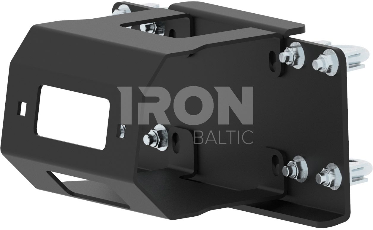 Rear winch mounting kit: KYMCO MXU 700 (2020+)