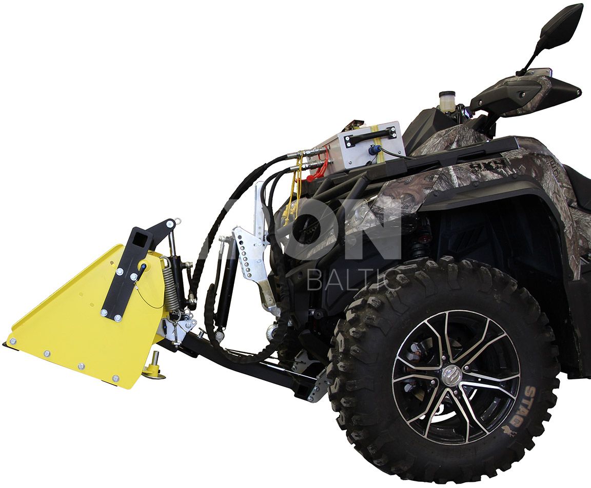 2-in-1 Modular Plow Bucket: with hydraulic dump