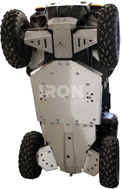 Skid plate full set (aluminium): Polaris ACE 325 / 570