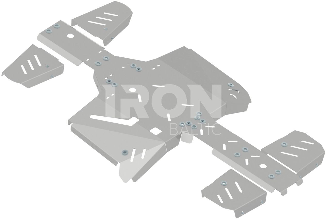 Skid plate full set (aluminium): TGB 600 LT Blade: TGB 600 LTX Blade