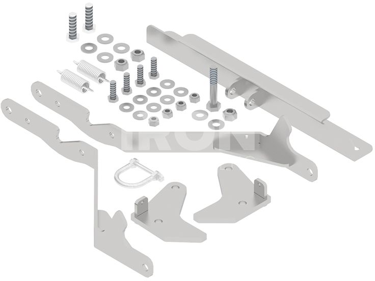 Mechanical tilting kit for bucket