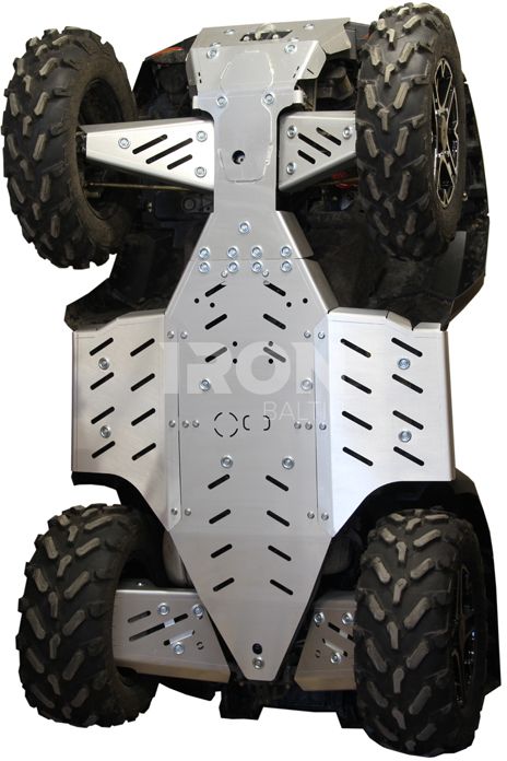Skid plate full set (aluminium): Polaris Sportsman: XP 850 (2015-2016): XP 1000 (-2016)