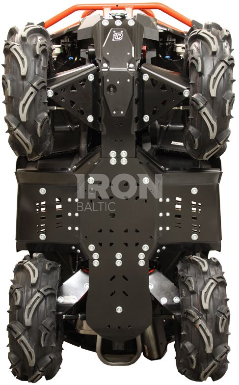 Skid plate full set (plastic): CanAm G2 Outlander: 650 / 850 / 1000: (2017-2018)