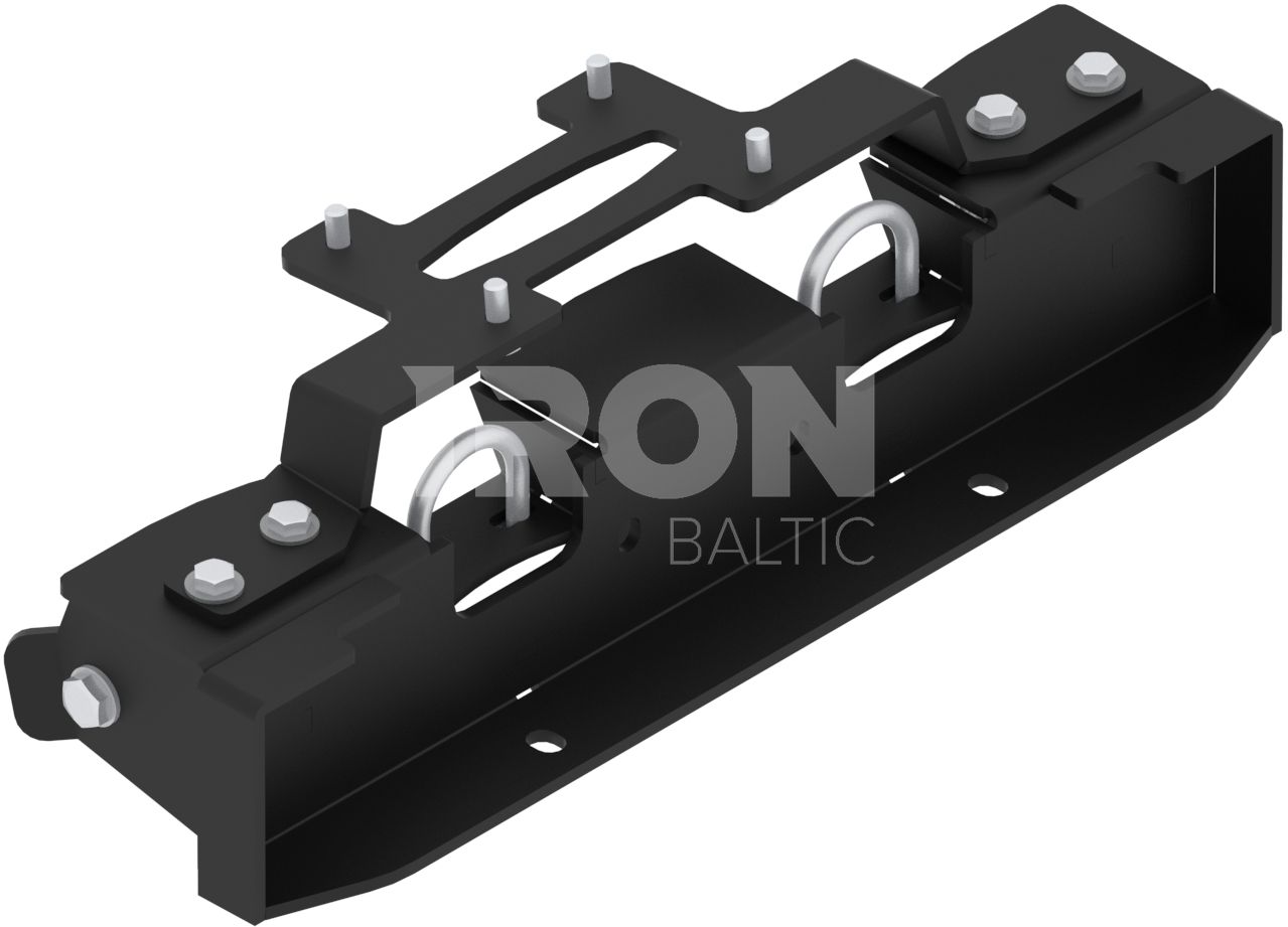 Front-mount adapter: Trapper 550 UTV: HISUN 550 UTV