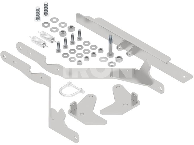 Mechanical tilting kit for bucket