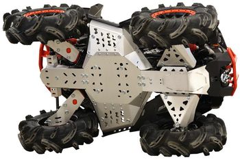 Skid plate full set (aluminium): CanAm Renegade X MR: (2019+)