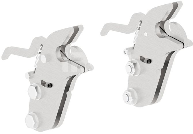 Latches, pair (UTV front mount system)