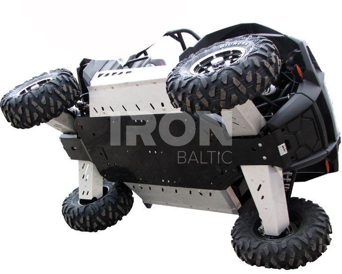Skid plate full set (plastic): Polaris RZR 800 S