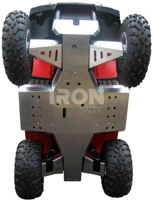 Skid plate full set (aluminium): Polaris Sportsman 400 / 450 / 500 (-2010)