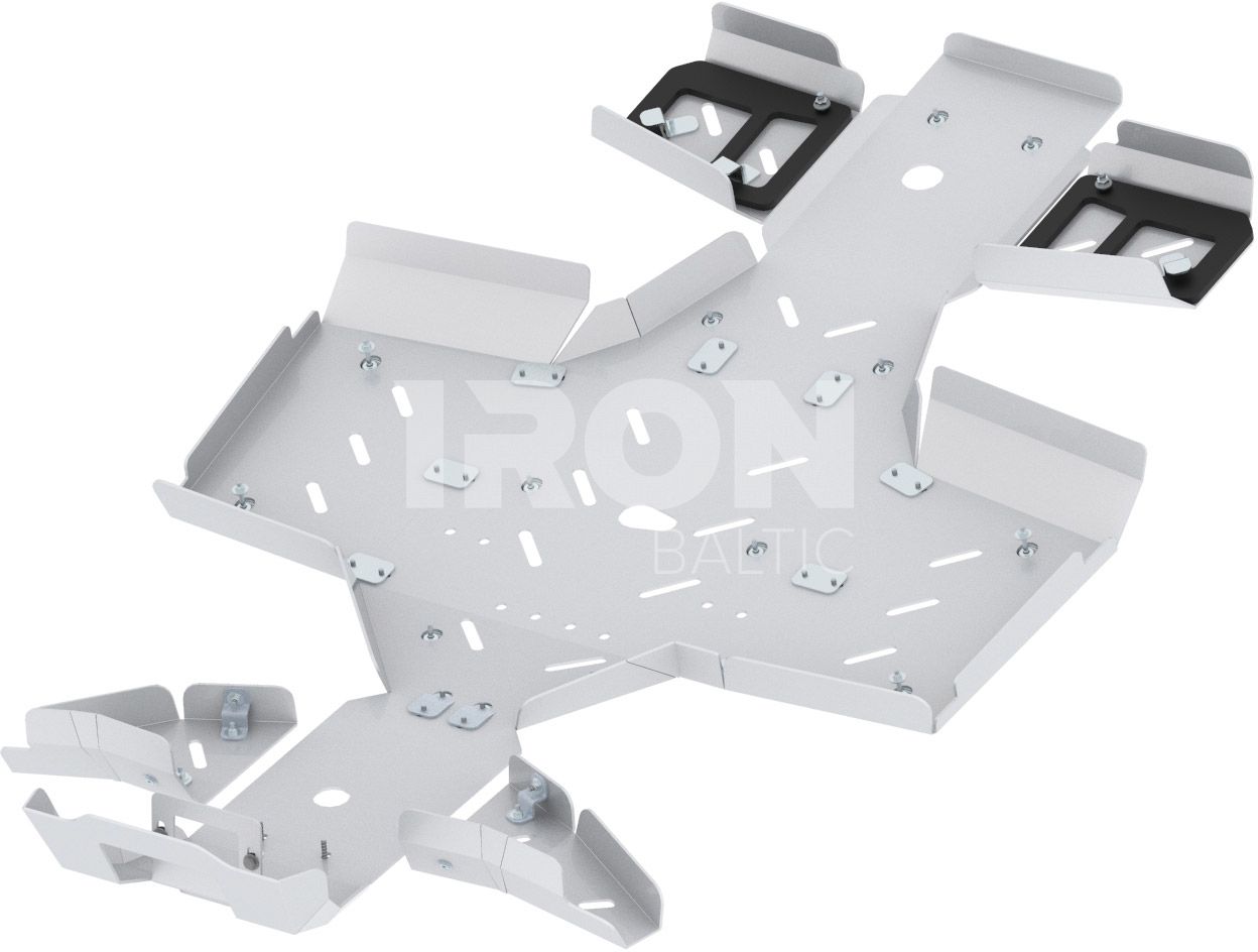 Skid plate full set (aluminium): Kymco MXU 700 (2020+)