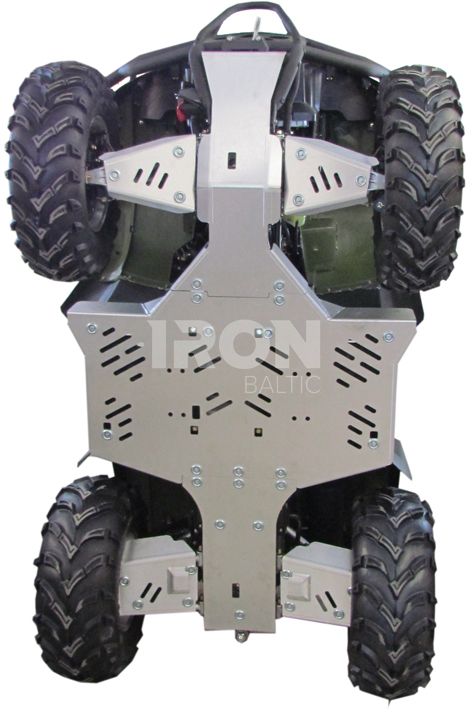 Skid plate full set (aluminium): Keeway XY 500-S