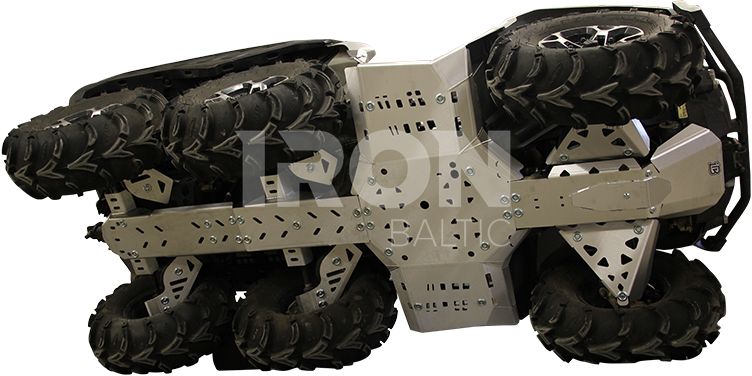Skid plate full set (aluminium): CanAm G2 Outlander 6x6: (2013-2016)