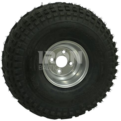 Wheel & tyre 22x12-8" (left)