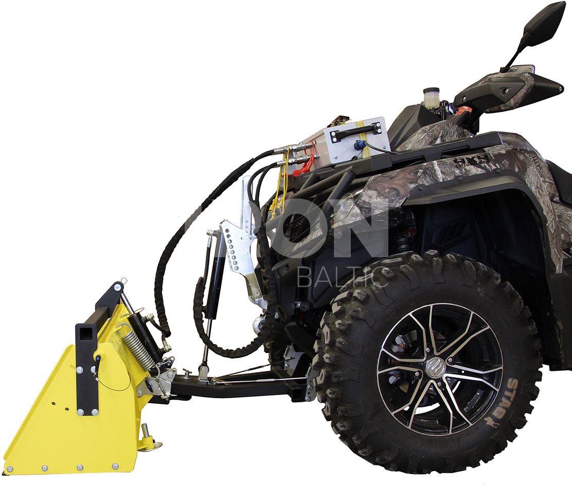 2-in-1 Modular Plow Bucket: with hydraulic dump