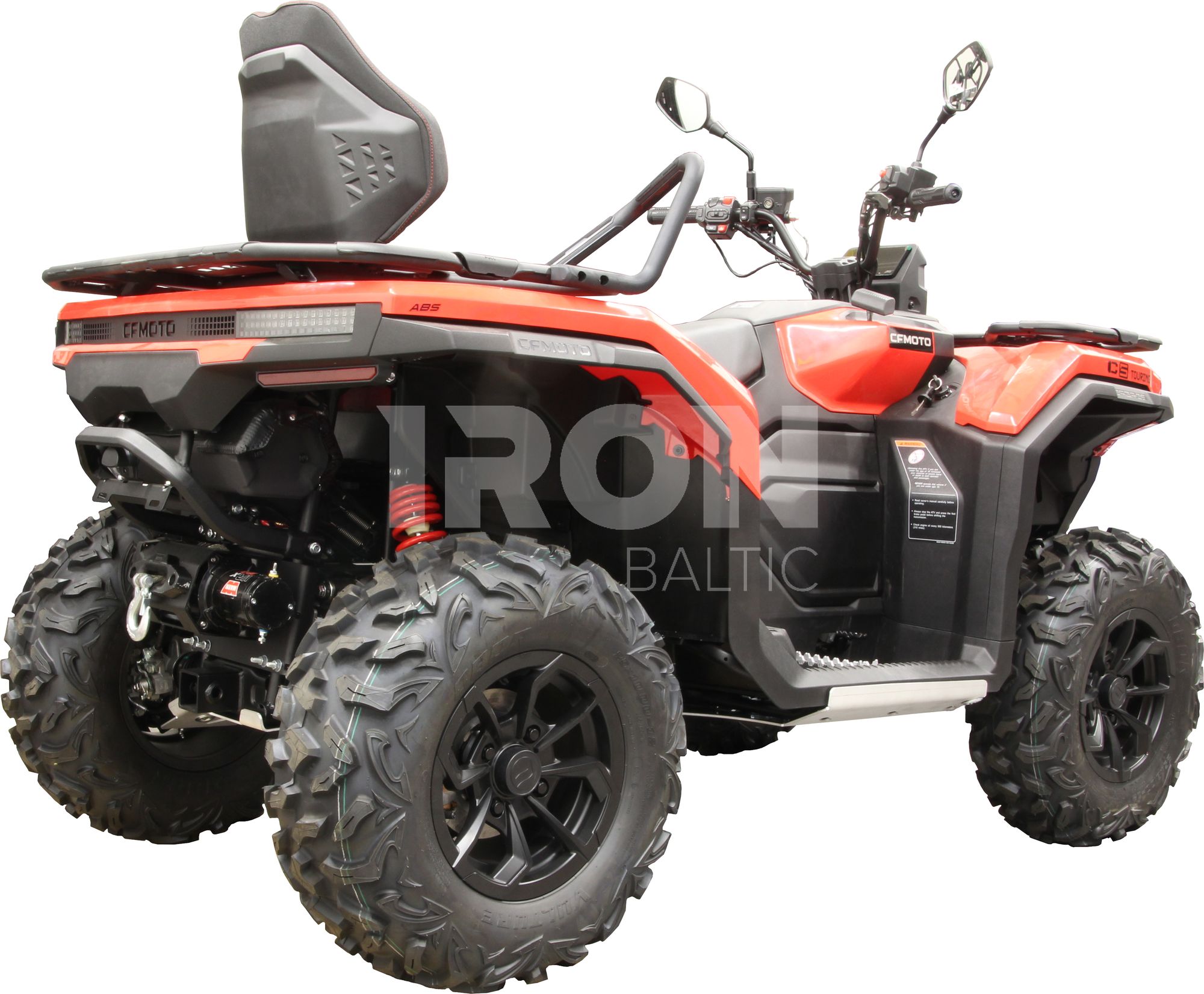 Rear winch mounting kit