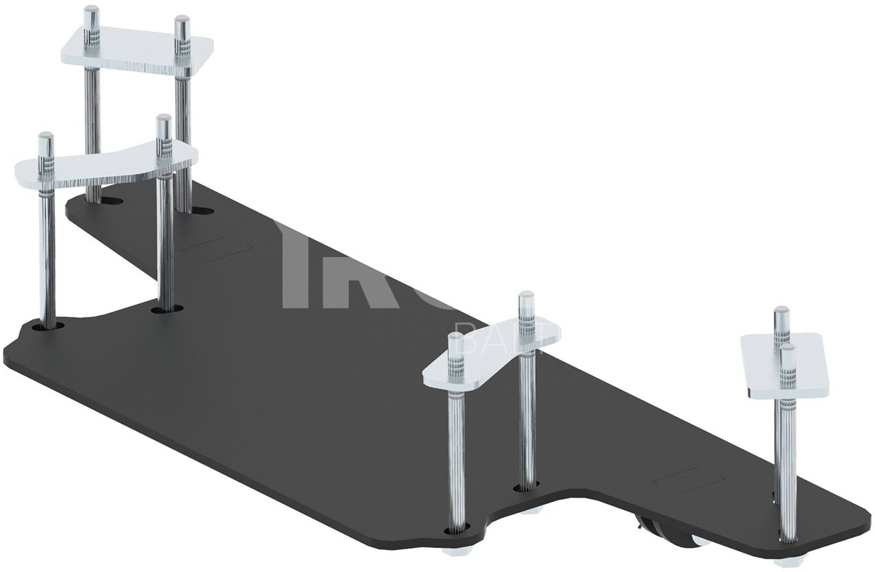 Mid-mount adapter: Polaris Ranger 570 SP (2022+): Polaris Ranger 570 Nordic Pro (2022+)