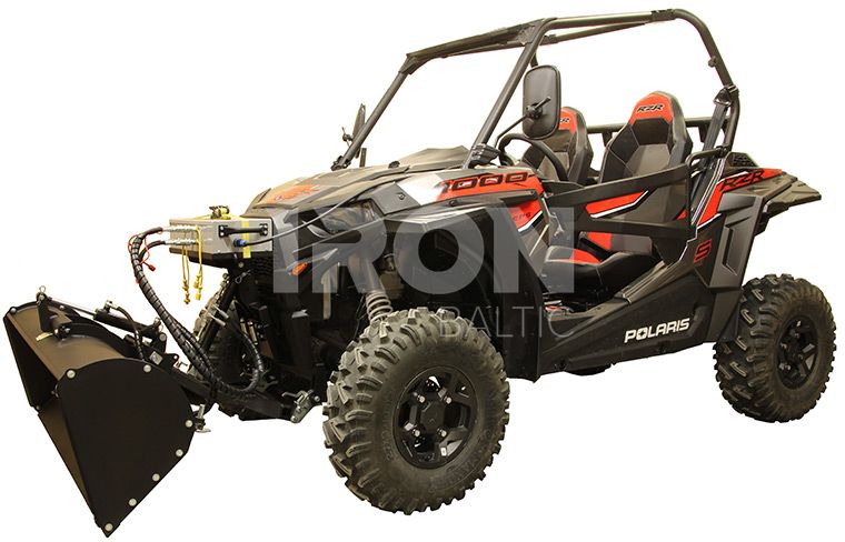 Plow lift adapter: Polaris RZR 900 S / RZR 1000 S