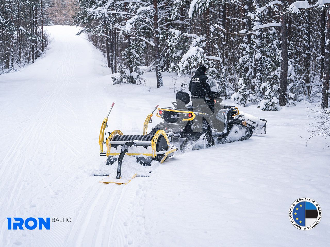 Snow roller / Ski track groomer 1,45m