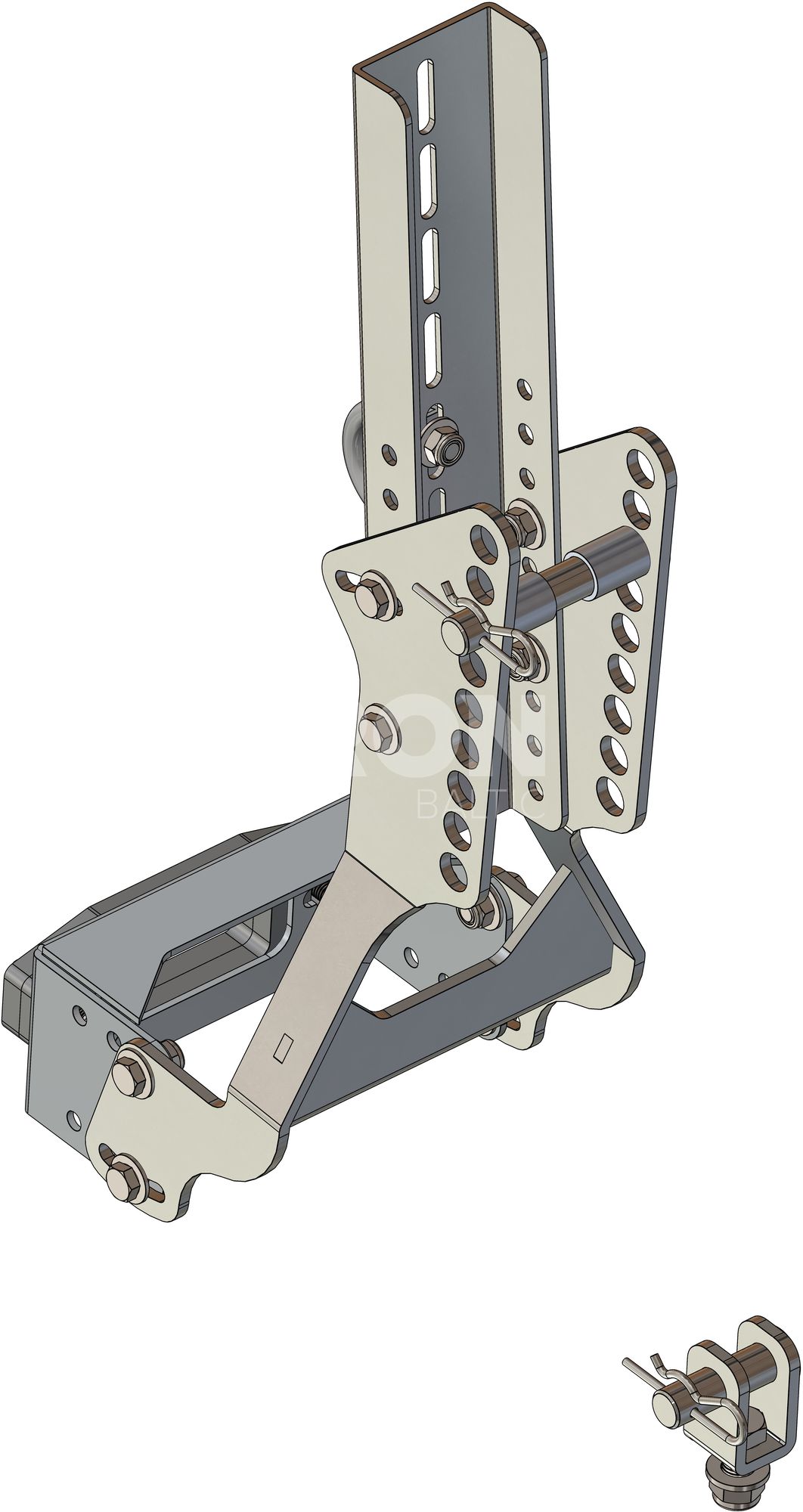 Plow lift adapter